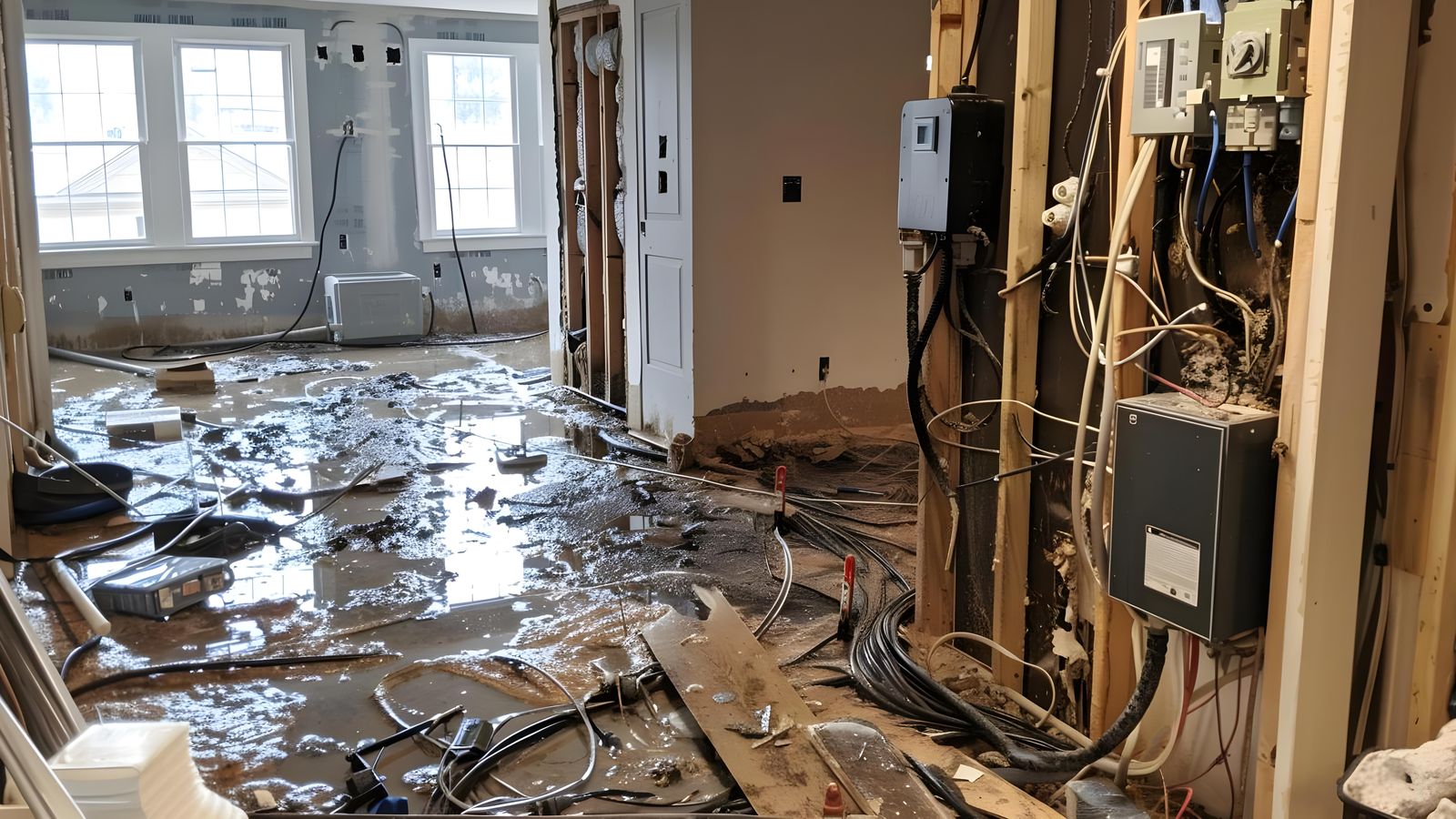 Water damage restoration in Chamblee, GA